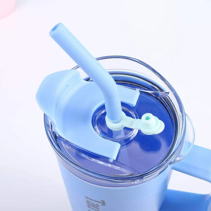 gobelet a paille en plastique ensemble 3 en 1