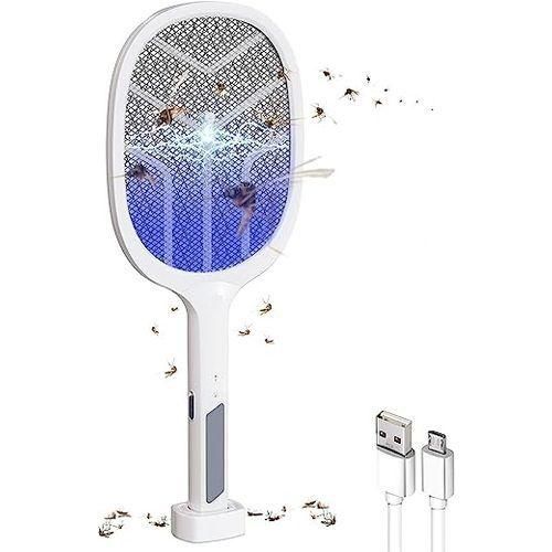 raquette anti-moustiques électrique rechargeable