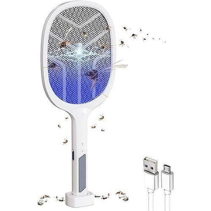 raquette anti-moustiques électrique rechargeable