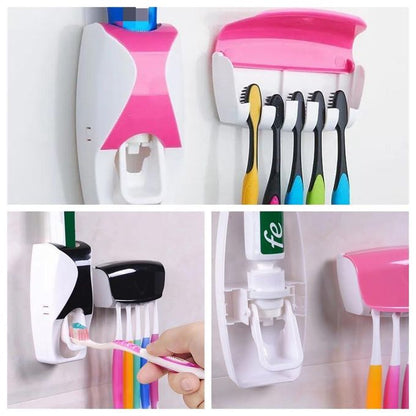 Distributeur de patte dentifrice et brosse à dent