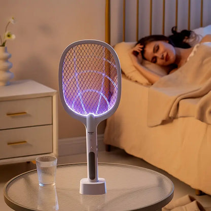 raquette anti-moustiques électrique rechargeable