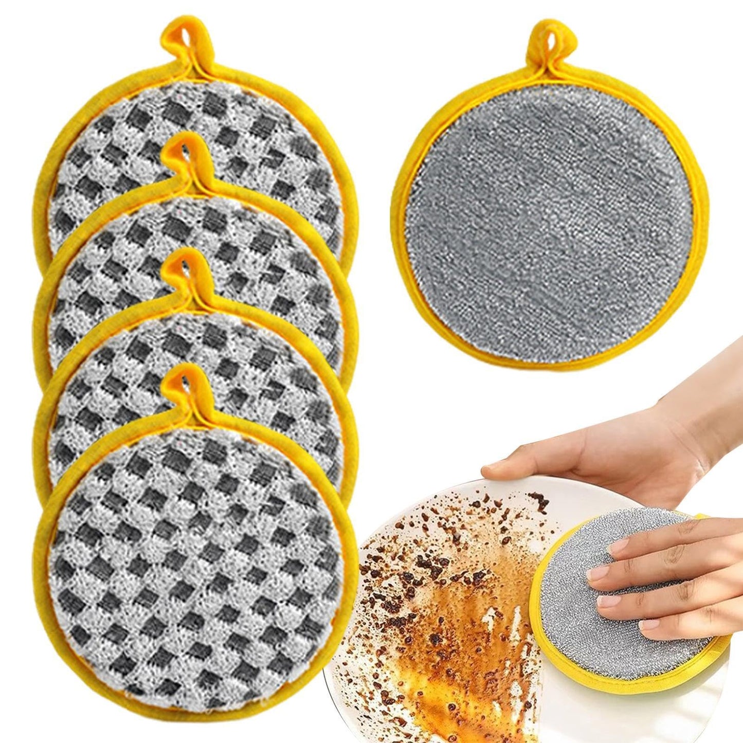éponge de cuisine- lot de 5 piièces