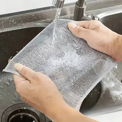 Éponges à Vaisselle en Acier-lot de 10 pièces