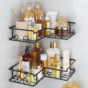 étagère  de douche d angle à 2 niveaux
